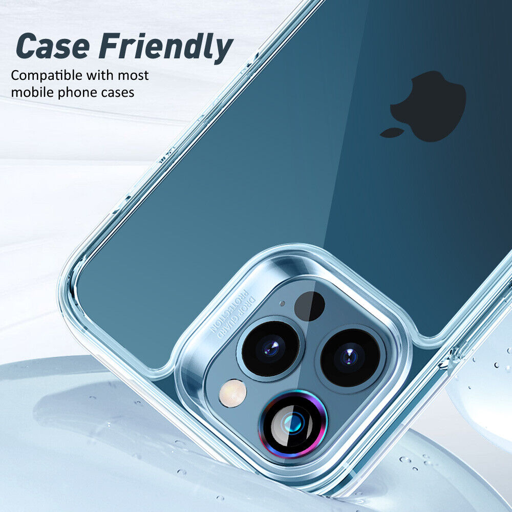 UniqueMe Compatible for 3 Pack iPhone 15 Pro/iPhone 15 Pro Max Camera Lens  Protector, [Drop Protection] Ultra-Durable [Case Friendly] 9H Tempered