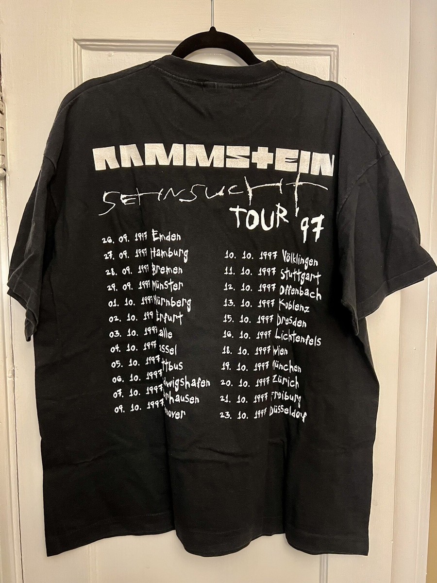 Vintage Rammstein Sehnsucht 1997 Tour t-shirt | eBay Vintage Rammstein Sehnsucht 1997 Tour t-shirt | eBay