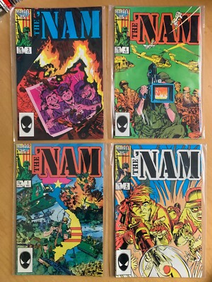 The 'NAM, 1986 MARVEL SERIES: Komplette Ausgabe 1 - 21. Severin Kunst. VFN+