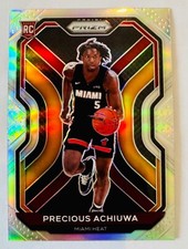 Precious Achiuwa 2020-21 Panini Prizm Rookie Card Silver Prizm. rookie card picture