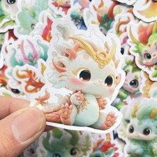 Fantasy Dragon Sticker Pack   60 Waterproof Mythical Designs