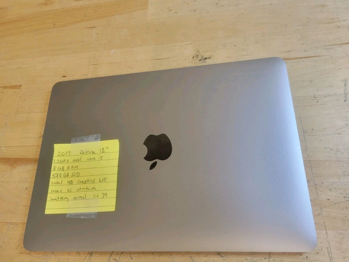 M25A⭐️MacBook Retina 2017 A1534 SSD 512GB Restored Apple Macbook Laptop, 12