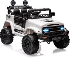 12V Kids Ride on Car Toy,3Rd Gear,Spring Suspension,Safety Brake and Bluetooth