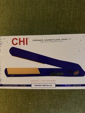 Chi New Flat Iron. 1  Indigo Metallic Color.
