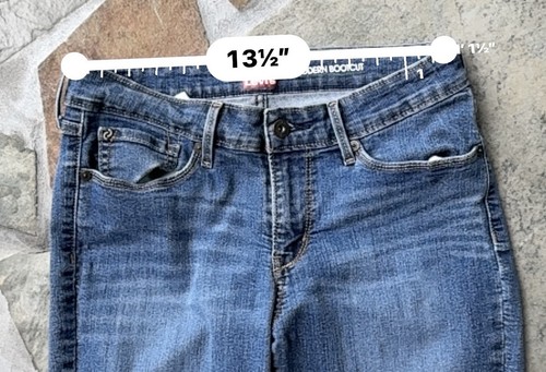 Levis Denizen Jeans Women's size 10 S Low Rise Boot Cut - Picture 5 of 12