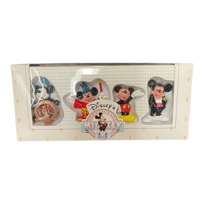 Disney Mickey Mouse 60th Anniversary Applause 4 Mini Figurines