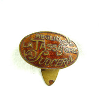 SPILLA DISTINTIVO TASSA CELIBATO FASCISMO DEMOGRAFIA PROPAGANDA FEMMINISMO