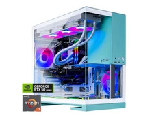 Skytech Gaming Aqua Desktop PC, Ryzen 7 7700X 4.5 GHz (5.4GHz), NVIDIA RTX 5060,