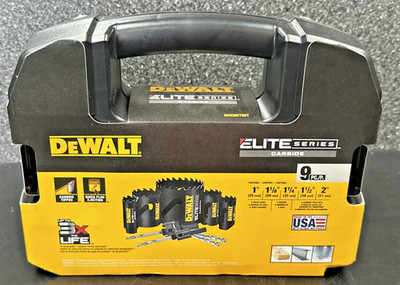 DEWALT DAH39CTSET Elite Series Carbide Hole Saw Set  1''-2''