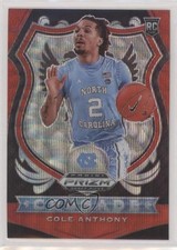 2020-21 Panini Prizm Draft Picks Crusade Ruby Wave Prizm Cole Anthony #89 0y59