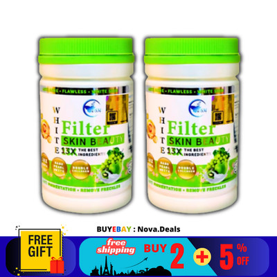 2 x Phyto Filter White Skin Beauty Collagen Whitening Powder von DSM Fresh Stock
