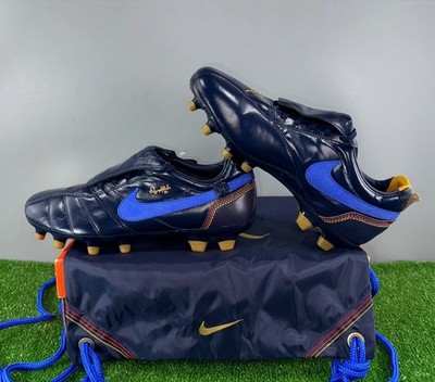Nike Tiempo Ronaldinho FG R10 315362-447 Elite US7.5 UK6.5 Blue