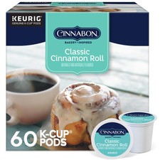 Cinnabon Classic Cinnamon Roll Coffee, Keurig Single Serve K-Cup Pods, Light ...