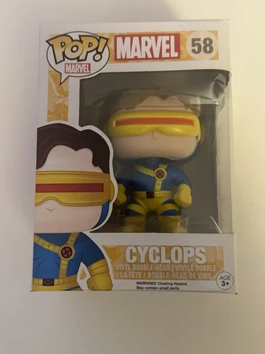Funko Pop! Vinyl Marvel Cyclops #58 Figure Original +protector