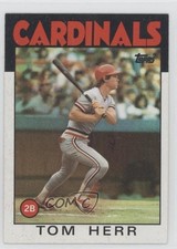 1986 Topps Tom Herr #550 18bm