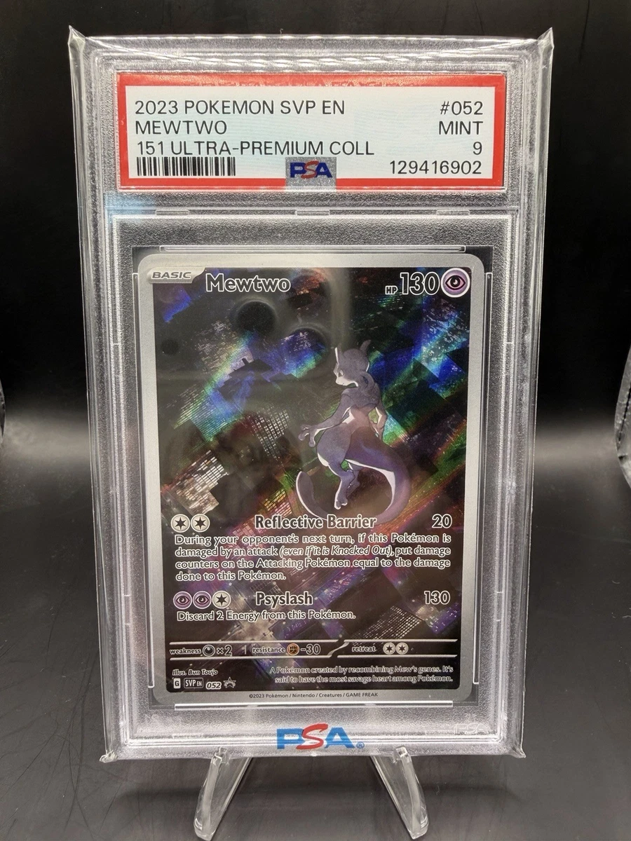 Mewtwo Pokémon TCG Professional Sports Authenticator (PSA) Grade 9