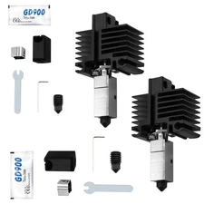 2Pk Bambu Lab Hotend Upgrade 2.0 500℃ All-Metal Hardened Steel Nozzle for X1/P1P