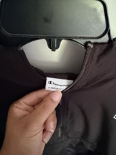 Champion Rain Jacket Windbreaker Pullover 1/2...