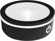 LED Light Base Non-Slip round Display Stand for 3D Crystal Glass Ball Art with S