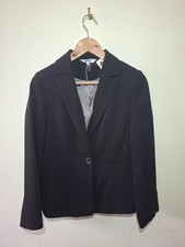 Principles Petite Black Blazer Jacket Size 10 Tailored Smart Work Formal