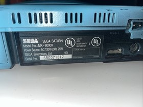 SEGA Saturn MK-80000A Blue painted Console Only Tested/Working See Pictures