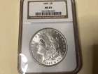 1889 Morgan Silver Dollar NGC MS 65