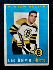 LEO BOIVIN 1959-60 TOPPS NHL HOCKEY 59-60 #26 FAIR+/GOOD           90032