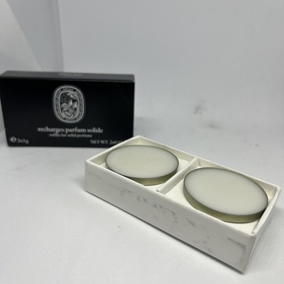 Diptyque Eau Rose Refills For Solid Perfume 2x0.11oz *Smudged*