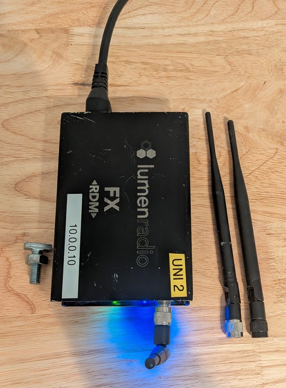 Lumen Radio CRMX Nova FX RDM Wireless DMX Transmitter Receiver Single Universe