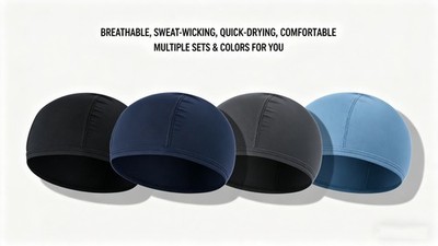 Sweat-Wicking Biking Cap: Protection for swim，Outdoor Cycling, All-Season Use