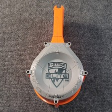 Nerf N-Strike Elite 25 Max Round Ammo Drum Magazine Replacement Dart Clip Orange