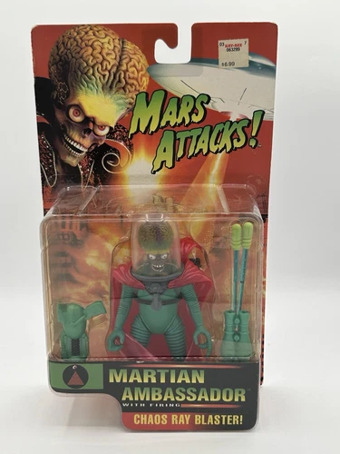 Martian Ambassador Vintage Mars Attacks! Action Figure New 1996 Trendmasters 90s