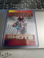 Deion Sanders - 2021 Panini Illusions Clear Shots Red #CS-10 Falcons 103/149