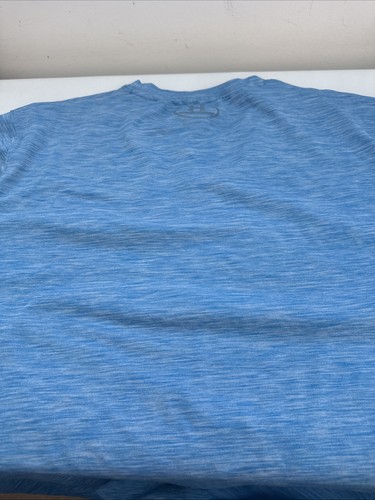 2XL Under Armour Heat Gear Men's T-shirt Blue - Picture 3 of 4