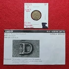 1953 D Lincoln Wheat 1c Cent RPM FS-501 VF RPM-001 D/D
