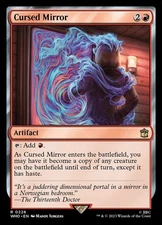 Cursed Mirror 0226 Non Foil Rare Doctor Who Commander MTG Near Mint
