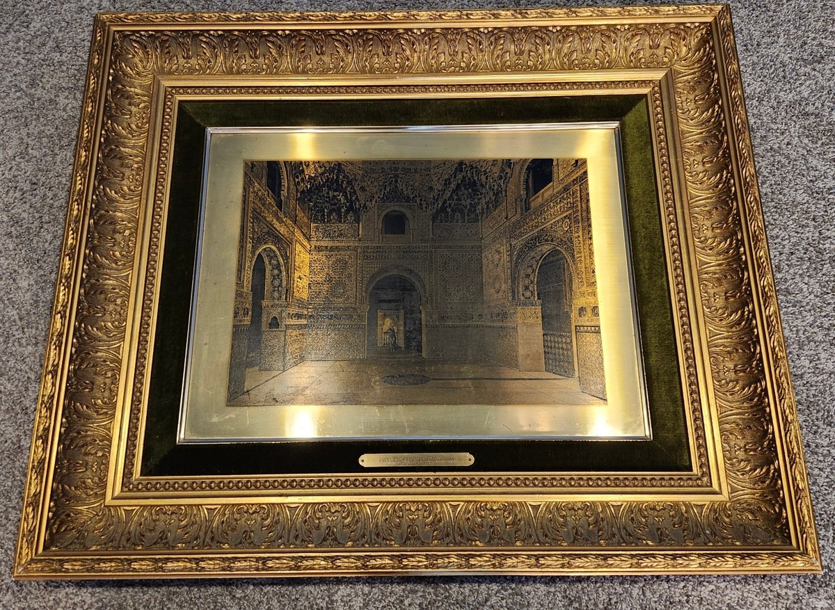 30's〜VINTAGE OLD PICTURE FRAME 額縁 額装 ANTIQUE 30.5
