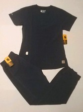 Carhartt Force Modern Fit Woman's Scrub Set Size Small Nwt
