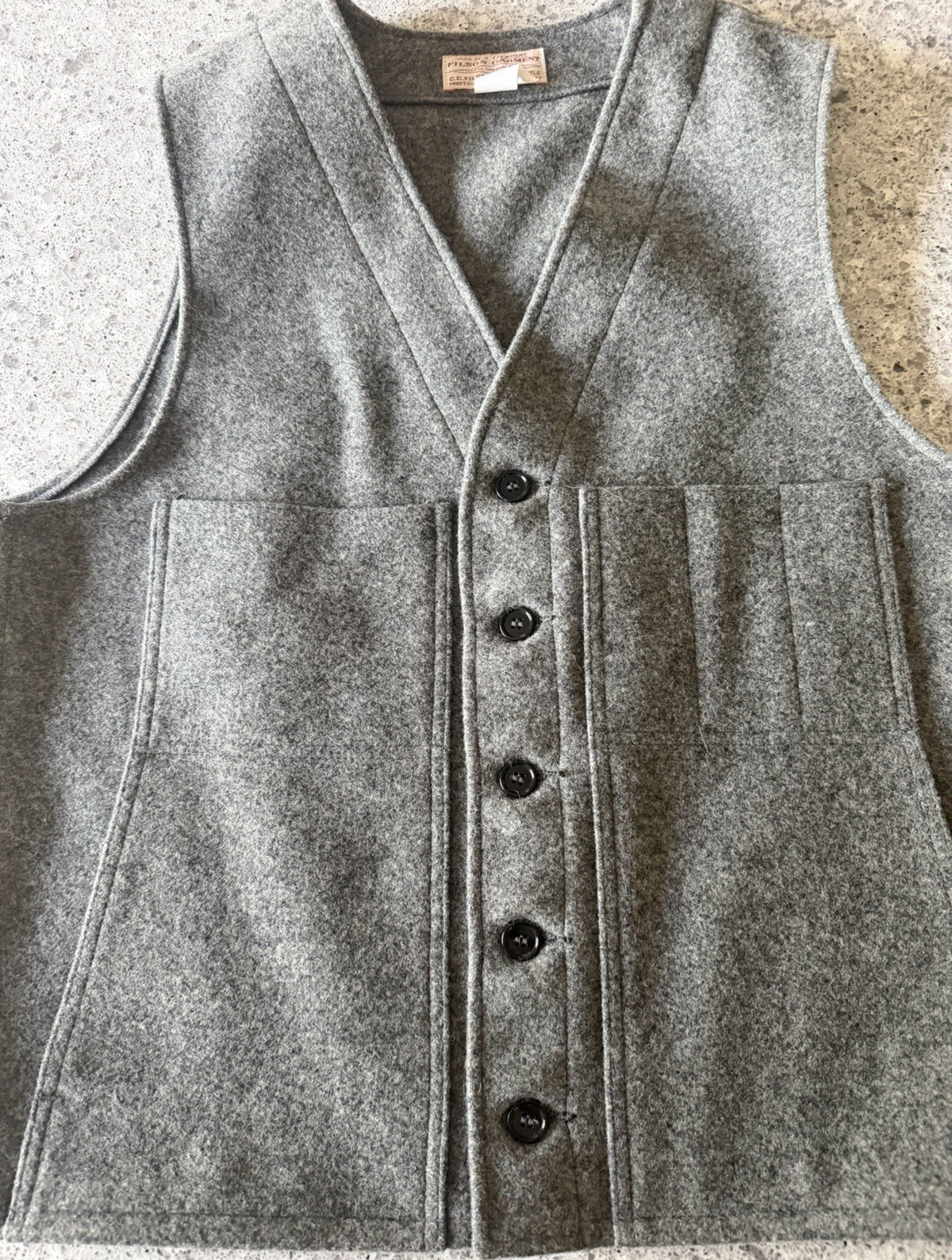 Filson Men's Mackinaw Wool Vest Size 44 | eBay