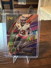 2025 Panini Select - Club Level Mike Evans #239 Blue Prizm