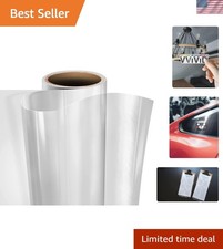 Clear Self-Adhesive Lamination Vinyl Roll 12" x 6ft - UV Resistant  Waterproof