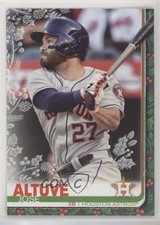 2019 Topps Holiday WalMart Mega Box Metallic Snowflake Jose Altuve #HW159 4l3