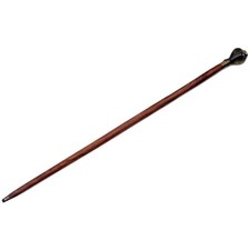 Cobra Head Walking Stick with Antique Brass Handle