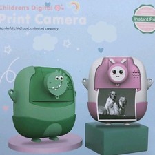 Kids Camera Instant Print, 1080P Instant Print Camera for Kids with 32GB Card