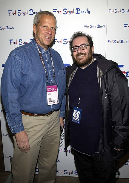 Steve Tisch & Michael Baruch at The Fred Segal Beauty Spa at The V- Old Photo
