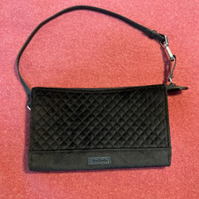 Vera Bradley Convertible Iconic RFID Slim Wristlet in Black