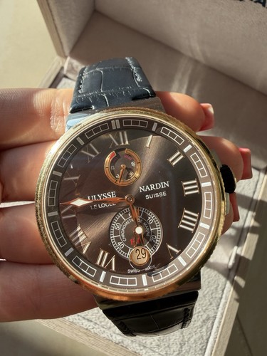 Ulysse Nardin Marine Chronometer 265-67-3/45 Automatic Winding