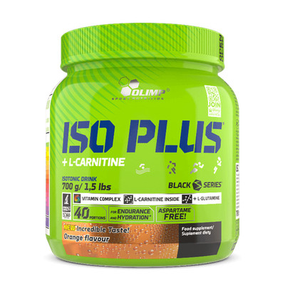 Olimp Iso Plus + Carnitin Ausdauergetränk Tropic Blue (13 EUR/kg)