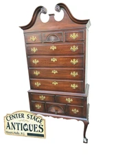67188 KINDEL Furniture Mahogany High Boy Dresser Chest