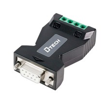RS232 to RS485 Converter Serial Adapter with 4 Position Terminal Block for Lo...